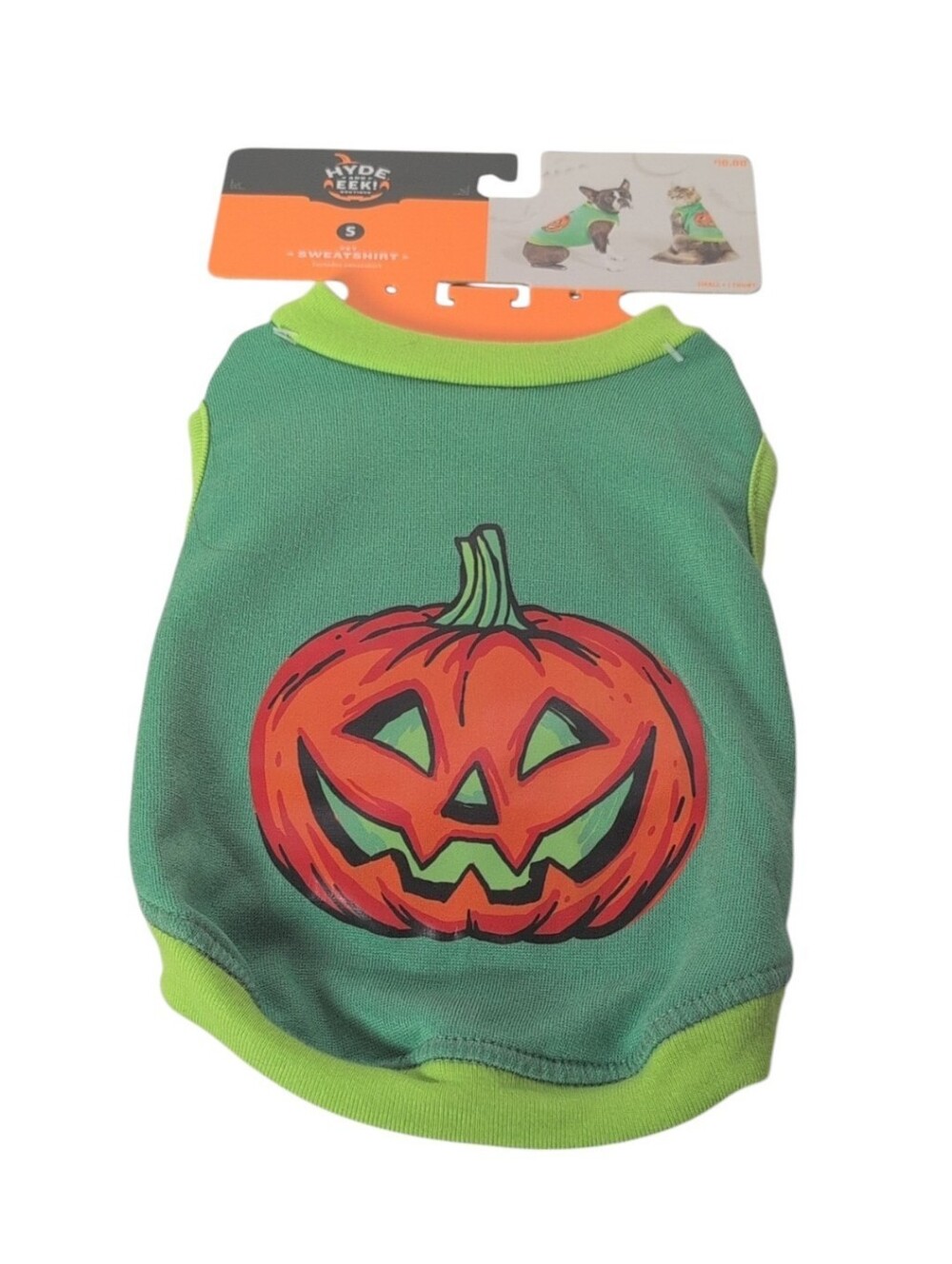 Hyde & Eek! Pet Halloween Jack 0'Lantern Sweater Sweatshirt Size Small